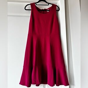 A New Day Sleeveless Fuchsia Fit-and-Flare Dress